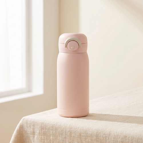 Gourde Inox Enfant 350ml Sans BPA — Couvercle Clapet Légère | SunBreeze