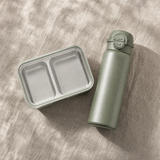 Pack duo gourde 500ml + lunch box inox enfant sans BPA SunBreeze — vue 4