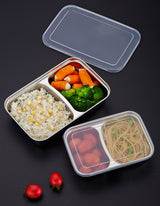 Boîte repas inox 600ml SunBreeze — fond blanc
