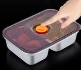Lunch box inox enfant 600ml 2 compartiments — SunBreeze