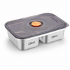 Lunch Box Inox Enfant 2 Compartiments 600ml Sans BPA — Compacte | SunBreeze