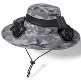 SunBreeze™ Adult — Chapeau Ventilateur Solaire